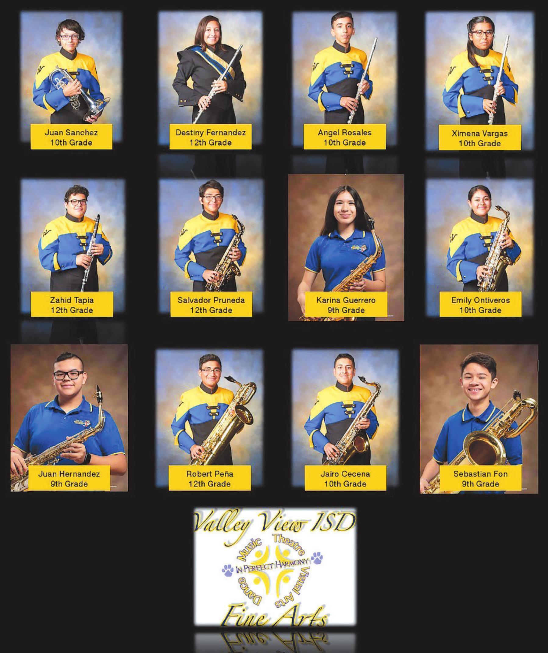 Valley View High School Band All-Region Qualifying Winners 2020 -2021 ...