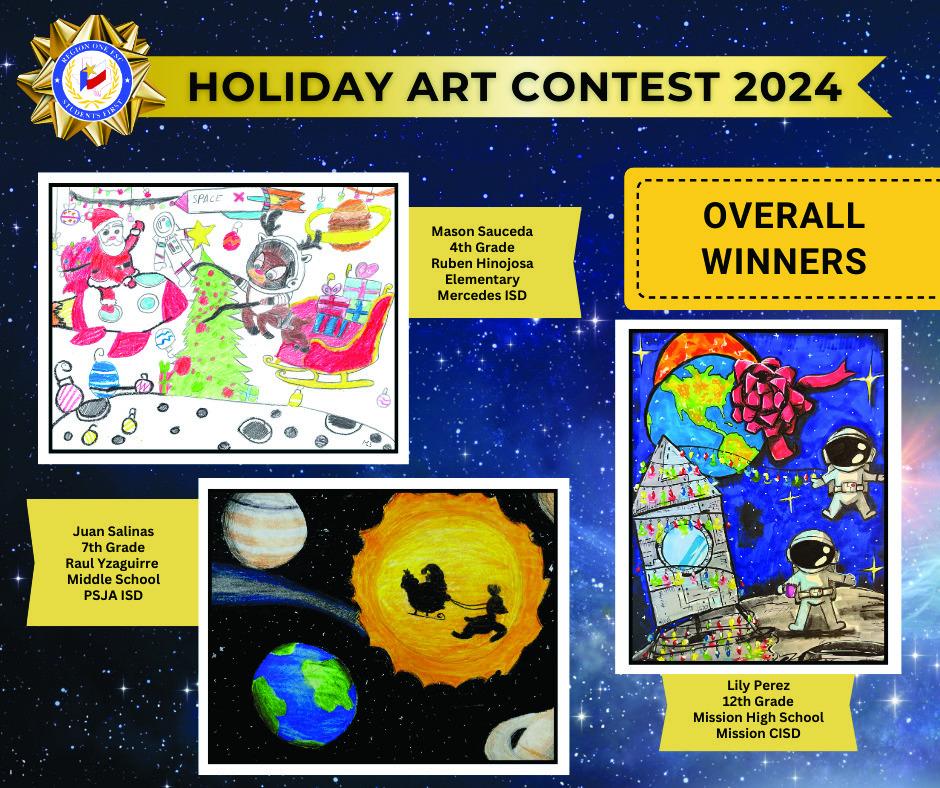 Region One announces student winners of 2024 holiday art contest | The ...