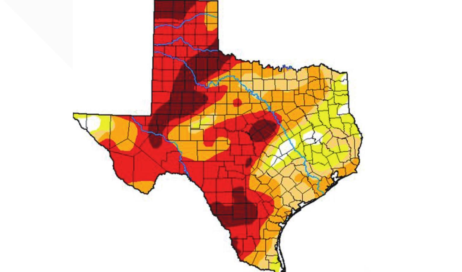 Graphic Source: KVUE.com courtesy of the Drought Monitor.