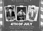Some of the musical talent that will be at Pharr’s Independence Day festival on Saturday. City of Pharr Graphic