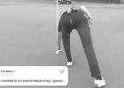 Brady rips pants playing golf