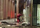 A scene of the car crash that occurred Sunday at the Hidalgo County Courthouse in Edinburg. City of Edinburg Photo A scene of the car crash that occurred Sunday at the Hidalgo County Courthouse in Edinburg. City of Edinburg Photo