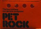 The cover of “The Pet Rock” box, which was introduced in 1975. Source: Wikipedia