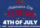 The City of Pharr will host an Independence Day festival on Saturday. Graphic Courtesy City of Pharr