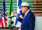 State Sen. Juan “Chuy” Hinojosa speaks Friday during the ceremony at the McAllen Convention Center. City of McAllen Photo