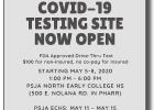PSJA ISD to host COVID-19 Testing Site