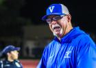 Mission Veterans Head Coach, David Gilpin, speaks after the game on Friday. | P.J. Hernandez/ANJ Article Image Alt Text