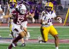 McHi's Alberto Aleman runs against PSJA on Thursday at PSJA Stadium. | P.J. Hernandez/ANJ Article Image Alt Text