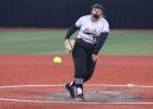 PSJA North's Kaylee Fonseca throws a pitch against the Robert Vela SaberCats on Monday in Pharr. | P.J. Hernandez/ANJ Article Image Alt Text
