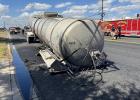 A gasoline tanker on Raul Longoria Road in Edinburg on Tuesday. | CIty of Edinburg Photo Article Image Alt Text