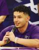 Justin Salazar speaks during his college signing at PSJA Southwest on Thursday in Pharr. P.J. HERNANDEZ/ ANJ