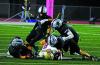 PSJA North defenders tackle Los Fresnos quarterback Evan McChesney on Friday at PSJA Stadium in Pharr. P.J. HERNANDEZ/ Advance News Journal