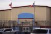 The entrance to the Bluebonnet Detention Center in Anson on Aug. 22. RONALD W. ERDRICH/ The Texas Tribune